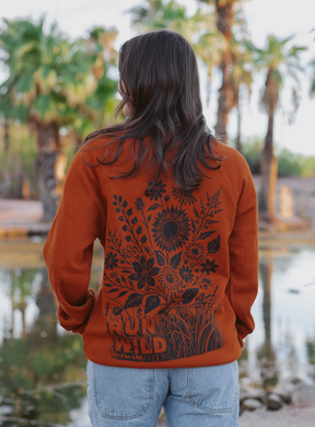 Run Wild Flower Sweatshirt